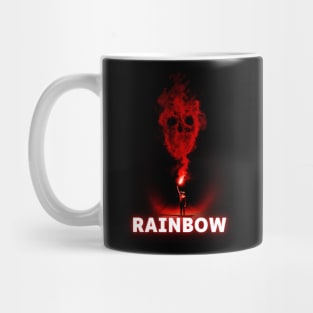 rainbow burn on Mug